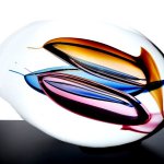 Modern abstract glasobject - Verbondenheid - Ozzaro - HxBxD 14x29x16 cm € 359,- 