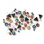 Abstract wandsculptuur - Artisan House - 210795 Kaleidoscope - BxHxD 132x84x10 cm € 829,-