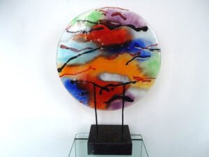moderne glaskunst design abstract