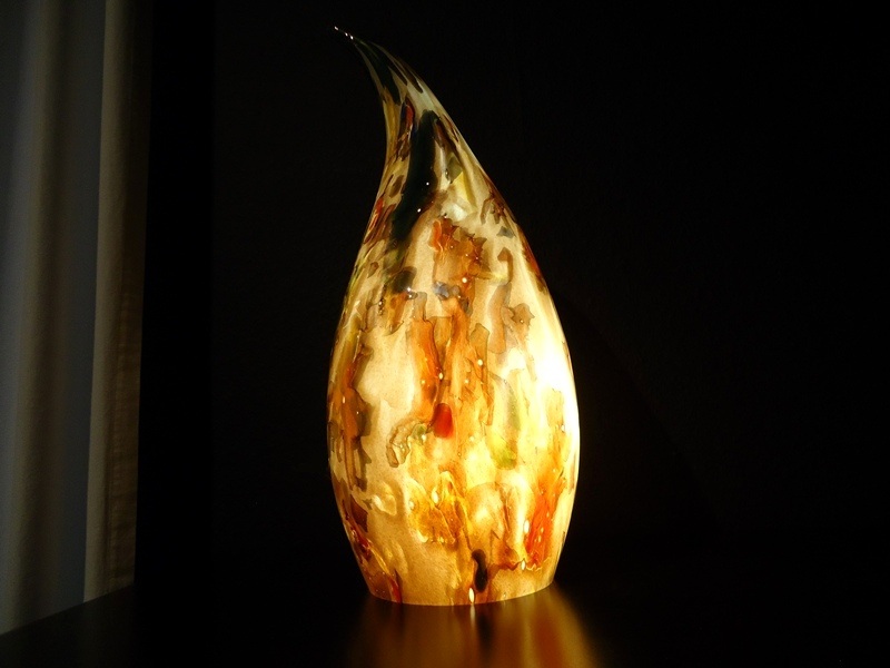 glaskunst designlamp modern loranto