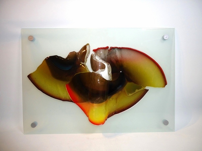 wandkunst modern glas abstract