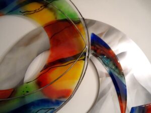 kunst glasobjecten modern design kleur