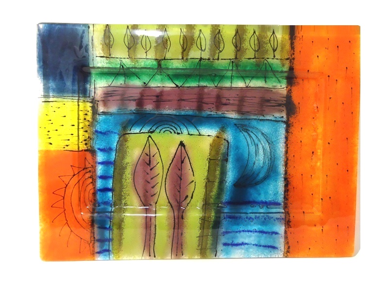 kunst glas design schaal modern