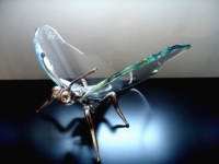 glas kunst design vlinder kristal