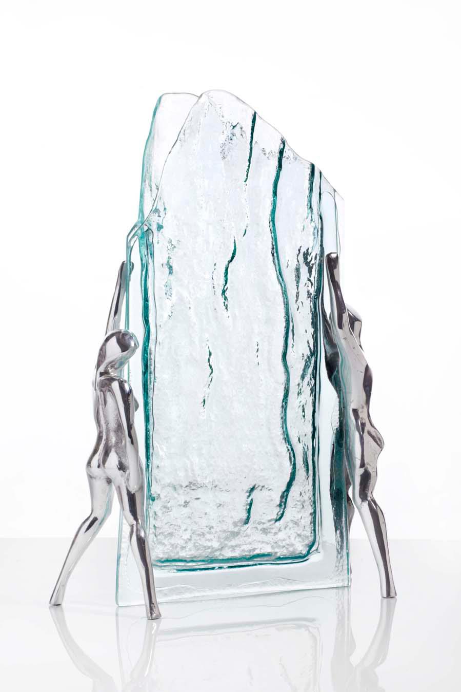 glaswerk modern vaas verbondenheid