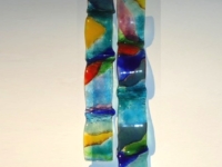 glaskunst wand kleur uniek rubaniuk