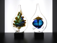glaskunst druppels bloem ozzaro