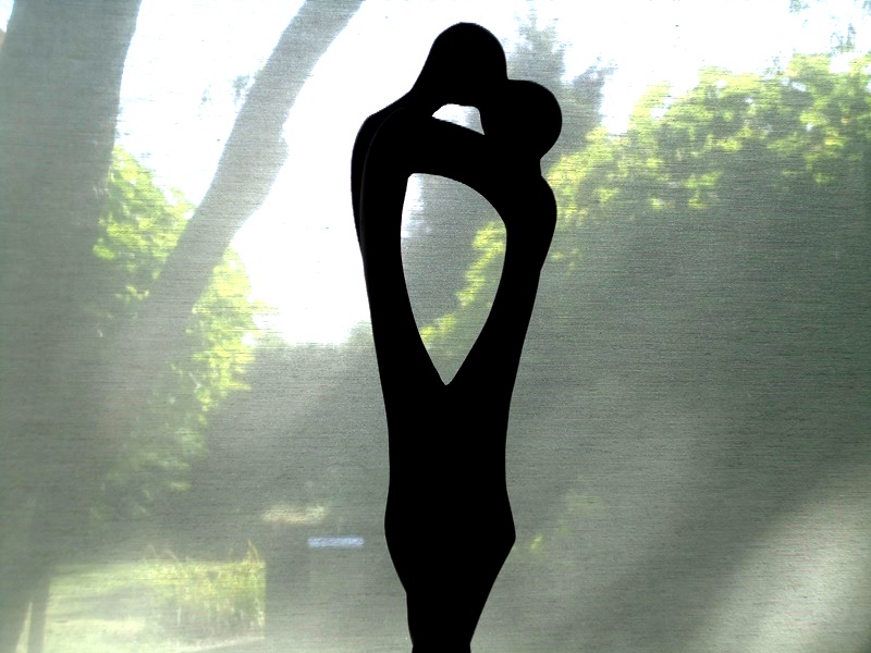 beeld brons abstract verbondenheid