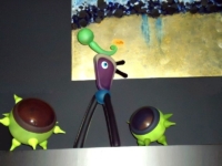 glaskunstwerk ant mond geblazen glas