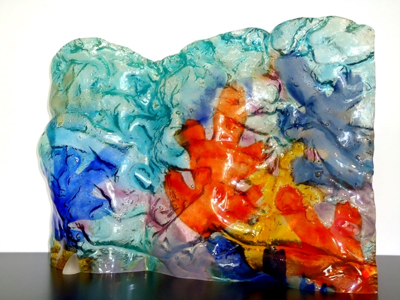 hedendaagse kunst glaswerk uniek