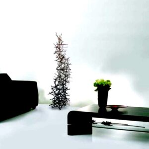 moderne kunst beelden staal glas abstract