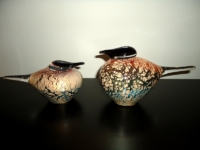 glaskunst vogels set kristalglas loranto