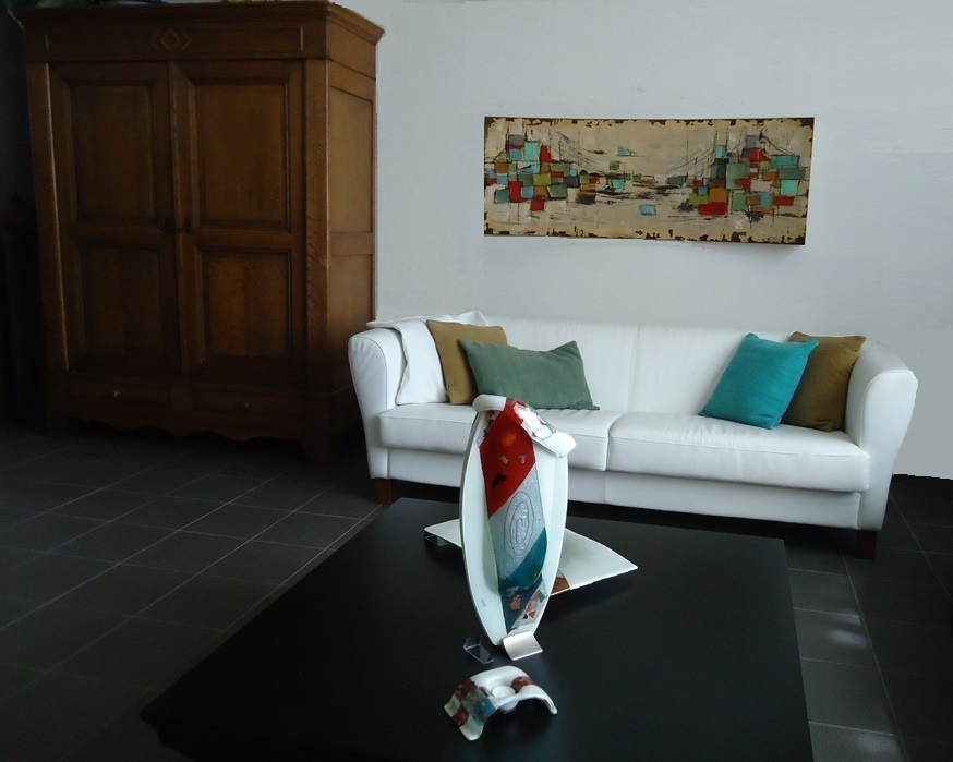 wandobject staal handwerk abstract artisan house