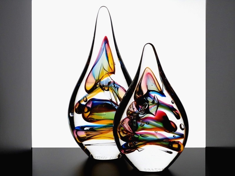 glasobjecten druppels verbondenheid ozzaro