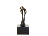 bronzen urn beeldje kus liefde