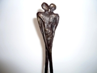 bronzen urn beeldje klein liefde