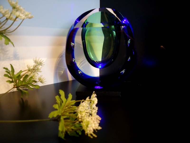 kunst glasobject abstract modern sculptuur