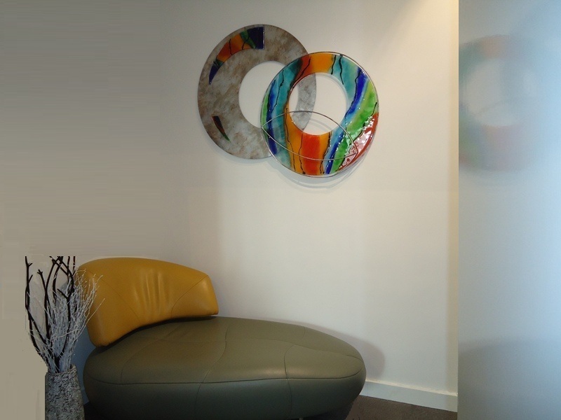 kunst wandobject modern kleur verbondenheid
