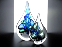 glasobjecten druppels modern verbondenheid