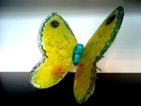 vlinder urn exclusief glas