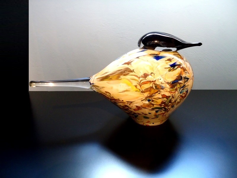 vogel modern glas kleurig loranto
