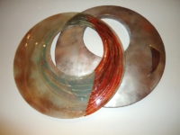 wandkunst modern glas staal verbondenheid