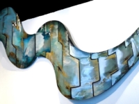 kunstwerk wand exclusief groot vogel