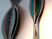 wanddecoratie staal abstract artisan house