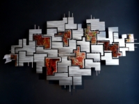 wandkunst rvs abstract curtis jeré pandemonium