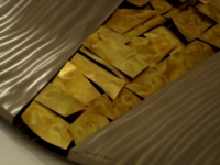 wandsculptuur rvs modern abstract jeré