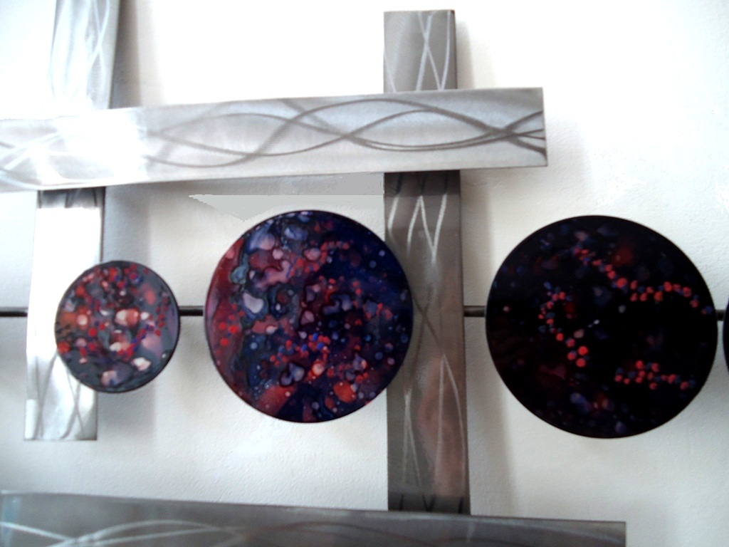 modern kunstwerk wand staal artisan house